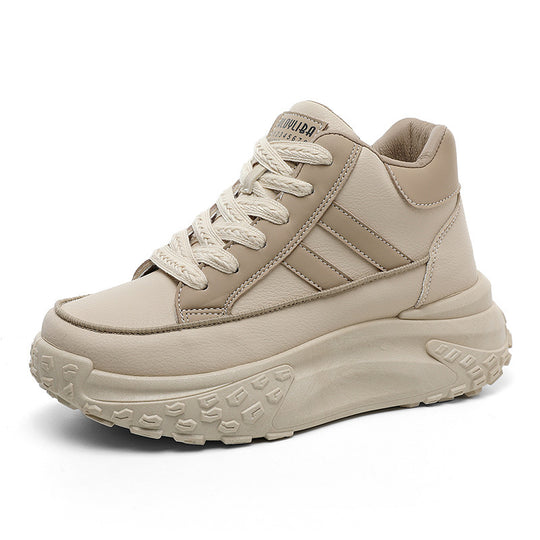 Damen modische High-Top Sneakers mit ergonomischem Komfort und robustem Profil EB