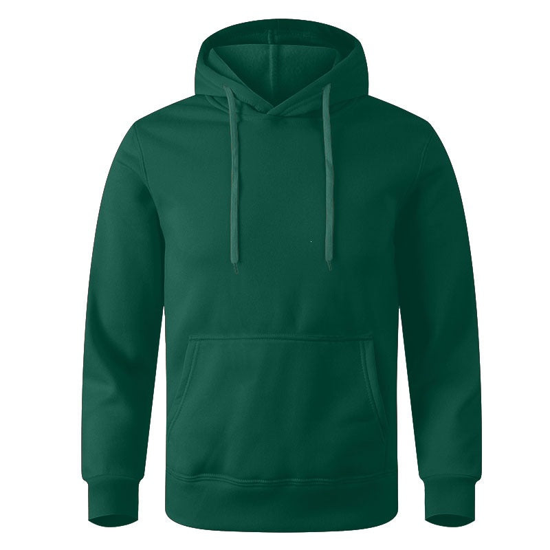 Unisex nan Heavyweight-Kapuzenpullover mit doppelt vernähter Kängurutasche, verstärkten Nähten und weichem Fleece-Innenfutter EB