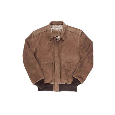 Herren Wildlederjacke mit hochwertiger Verarbeitung und praktischen Taschen EB