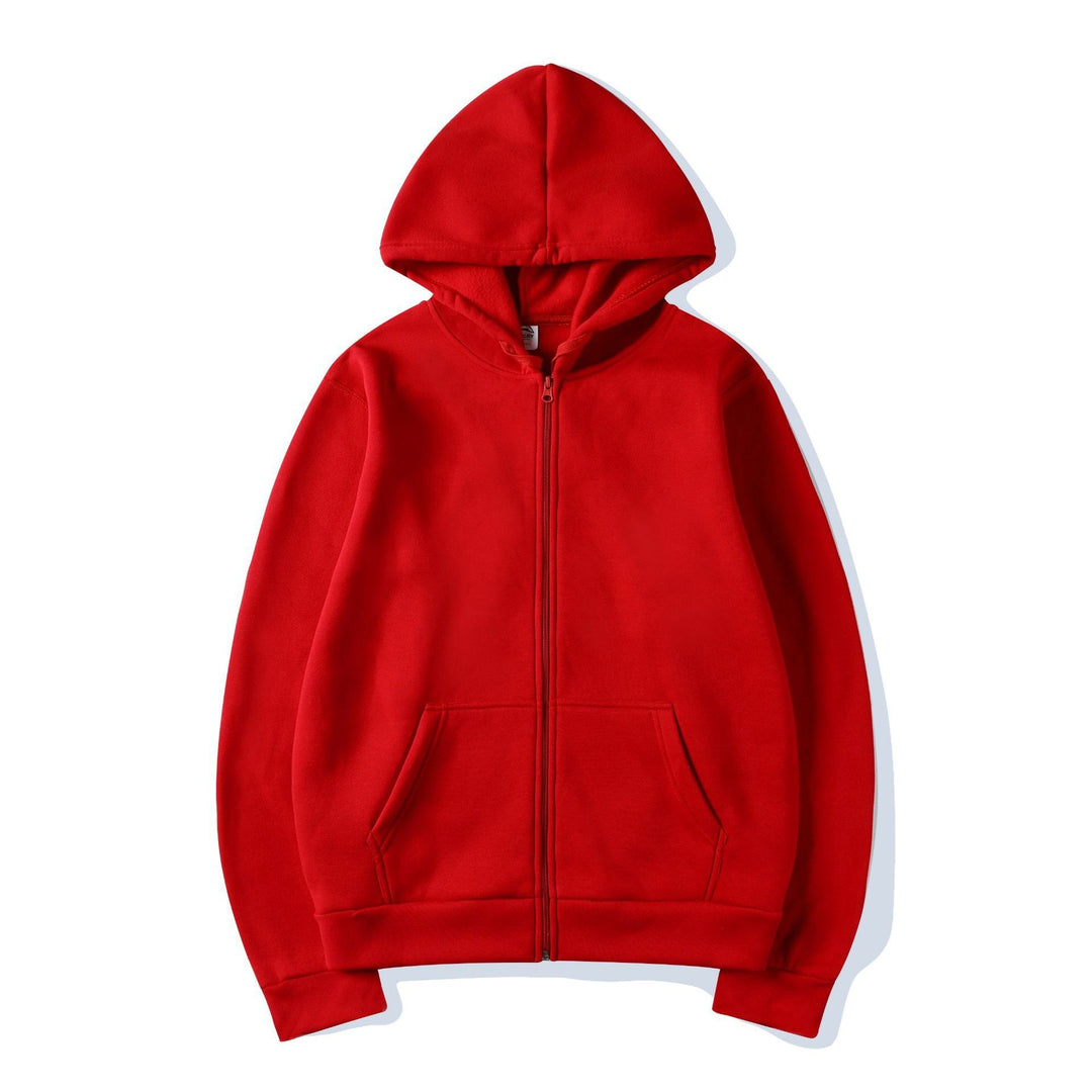 Damen Kapuzensweatshirt mit durchgehendem Reißverschluss und seitlichen Taschen EB