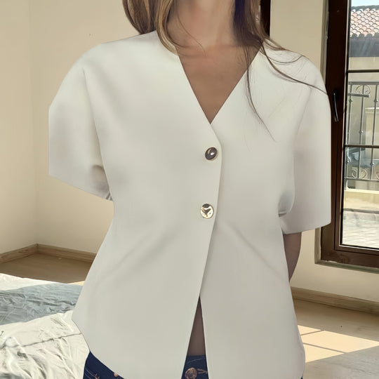 Damen Bluse mit innovativem Schnitt und eleganten Details EB