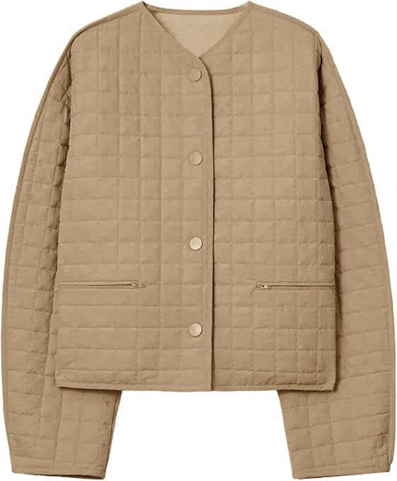 Damen gesteppte modische Leichtjacke EB