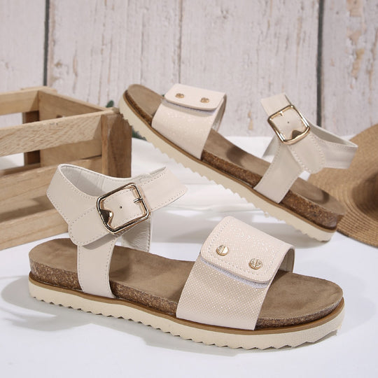 Damen Bequeme Sandalen mit verstellbarem Riemen EB