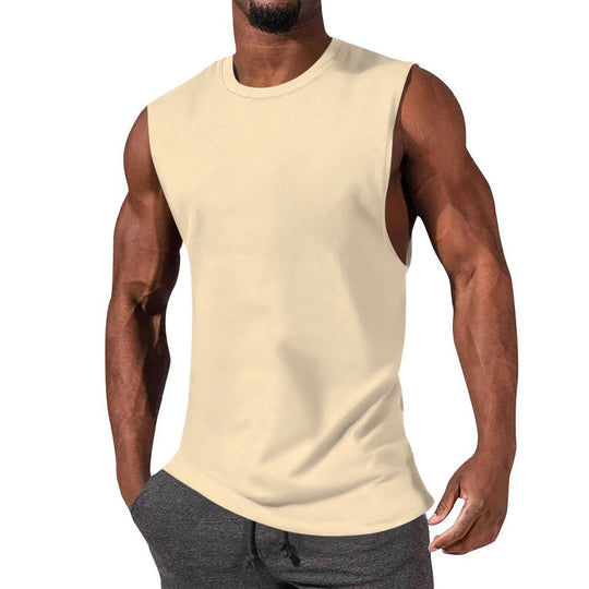 Herren ärmelloses Sport-Tanktop aus atmungsaktiver Baumwolle mit modernem Schnitt EB