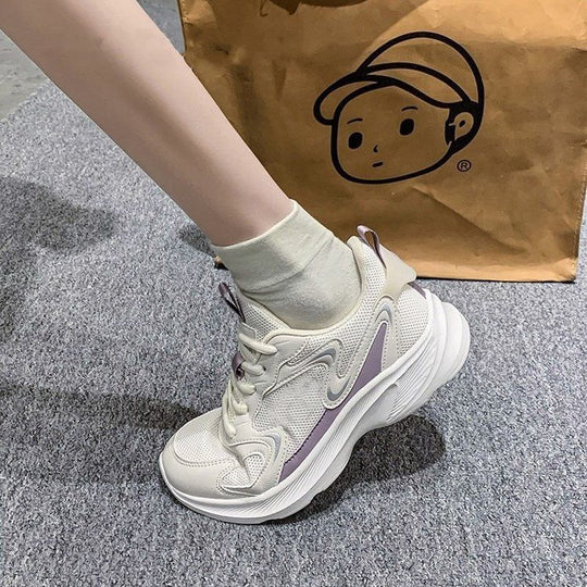Damen Sportliche Komfort Sneakers mit dämpfender Sohle und atmungsaktiver Oberfläche EB