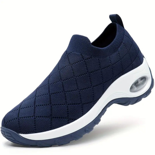 Damen Atmungsaktive Slip-On Sneakers mit flexibler Dämpfungstechnologie EB