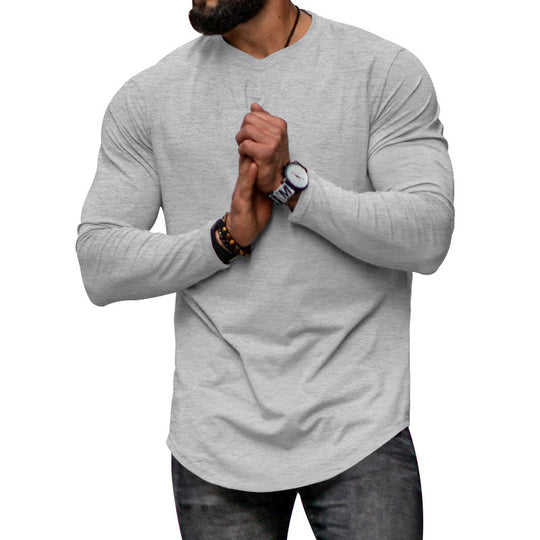 Herren langärmeliges Sportshirt mit innovativer atmungsaktiver Technologie EB