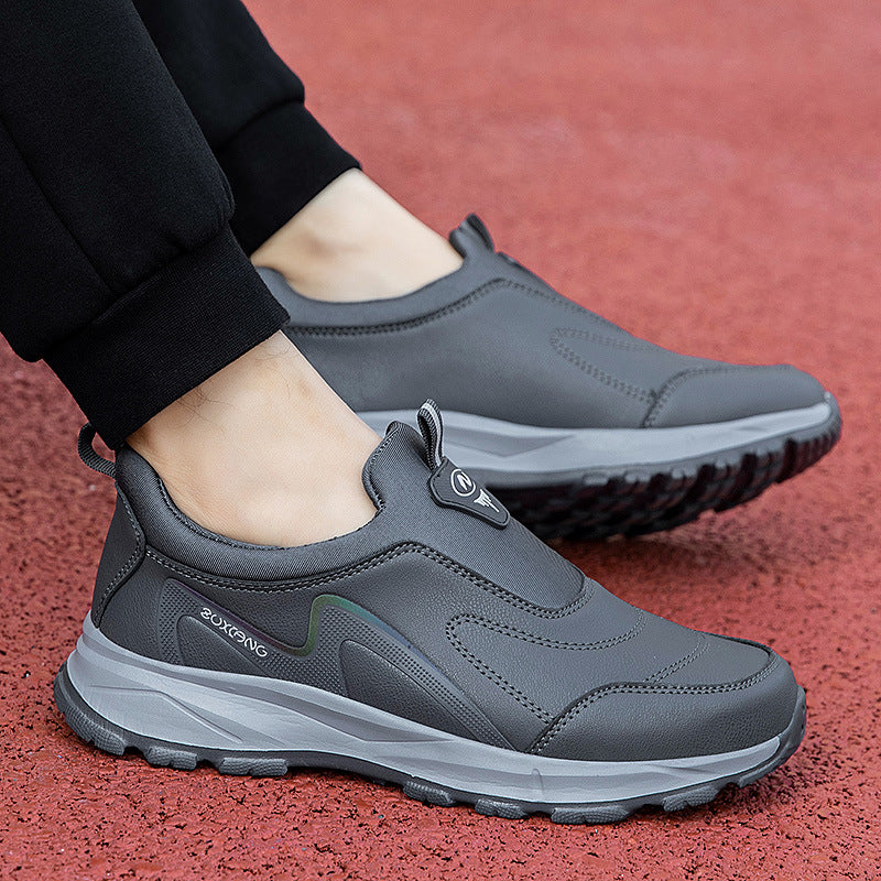 Damen Leichte Slip-On Fitnessschuhe mit rutschfester Sohle EB