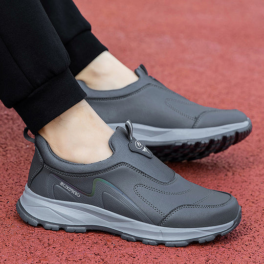 Damen Leichte Slip-On Fitnessschuhe mit rutschfester Sohle EB
