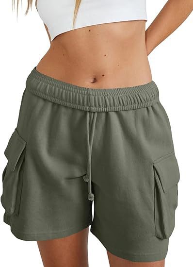 Damen Casual Cargo Shorts EB
