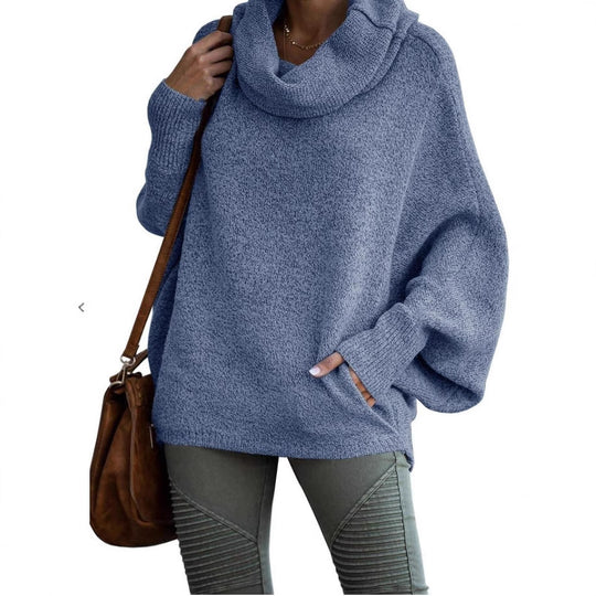 Damen Kapuzensweater aus kuscheligem Strick EB