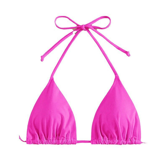 Damen Triangel-Bikini mit verstellbaren Trägern und elegantem Design EB