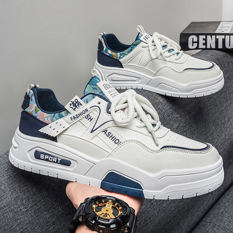 Damen Modische Sneakers mit einzigartigem Blumenmuster EB