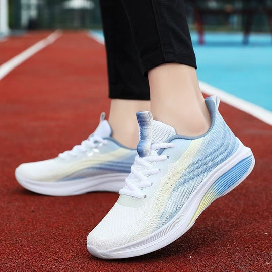 Damen Atmungsaktive Fitness-Sneaker mit dämpfendem Laufsohlenkomfort EB