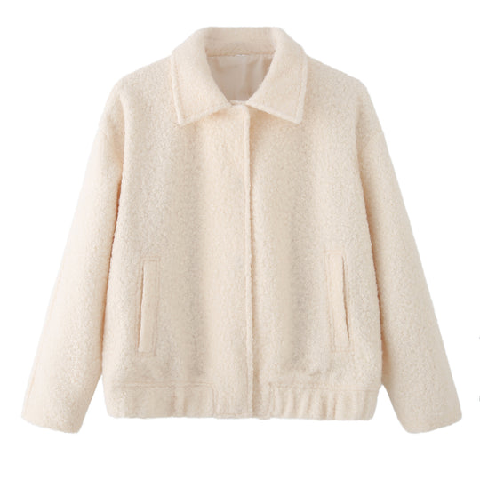 Damen kuschelige Übergangsjacke EB