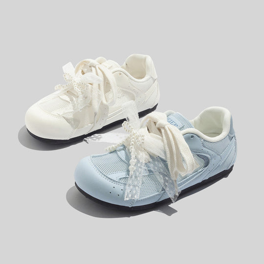Damen Sportliche Sneakers mit innovativem Riemenanpassungssystem und atmungsaktiver Mesh-Oberfläche EB