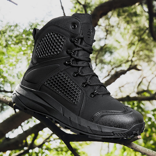 Herren Tactical Stiefel mit griffiger Sohle und atmungsaktiver Struktur EB