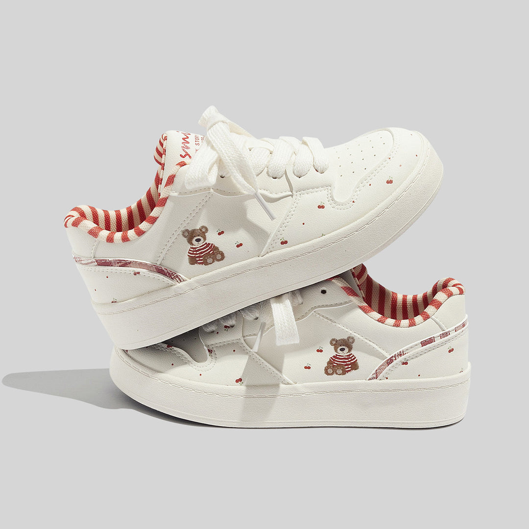 Damen Sneakers mit tierischem Motiv und atmungsaktiver Oberfläche EB