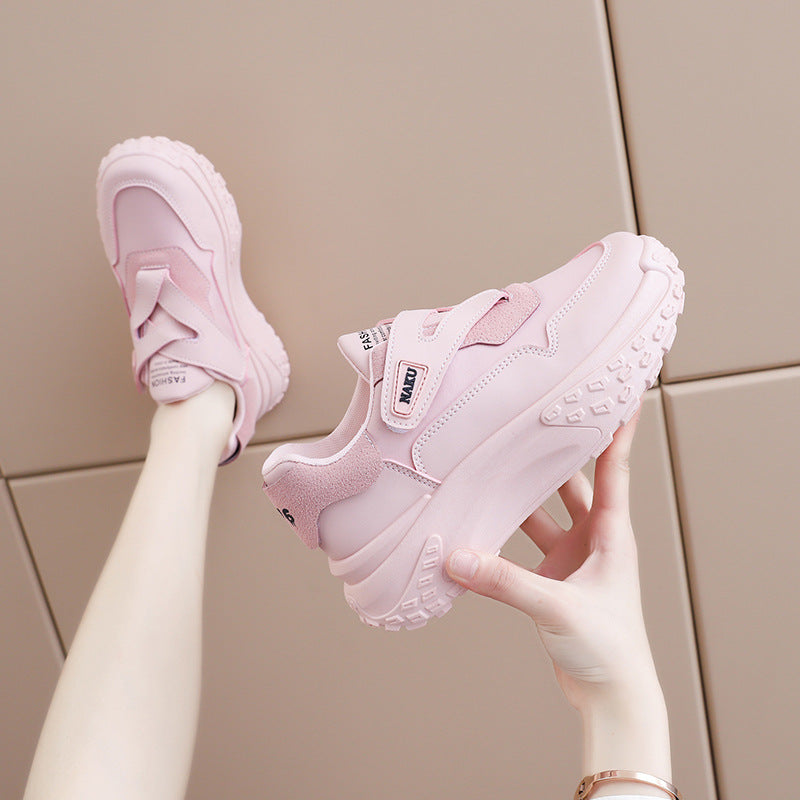 Damen Slipper Sneakers mit praktischem Klettverschluss und dämpfender Laufsohle EB