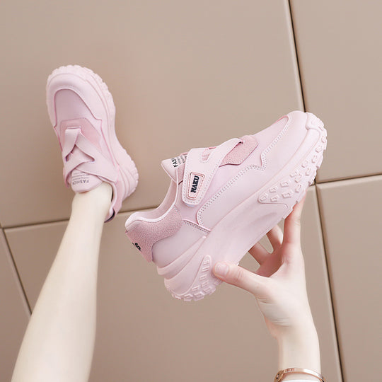 Damen Slipper Sneakers mit praktischem Klettverschluss und dämpfender Laufsohle EB