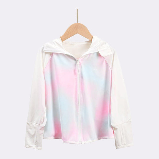 Damen Sonnenschutzjacke mit Kapuze und atmungsaktivem Material R&B
