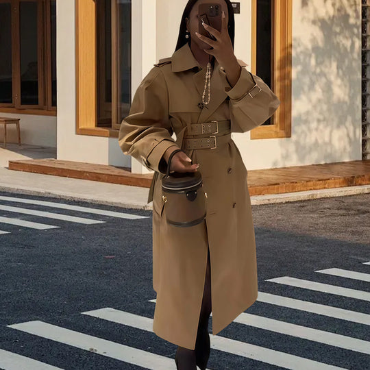 Damen eleganter Trenchcoat EB