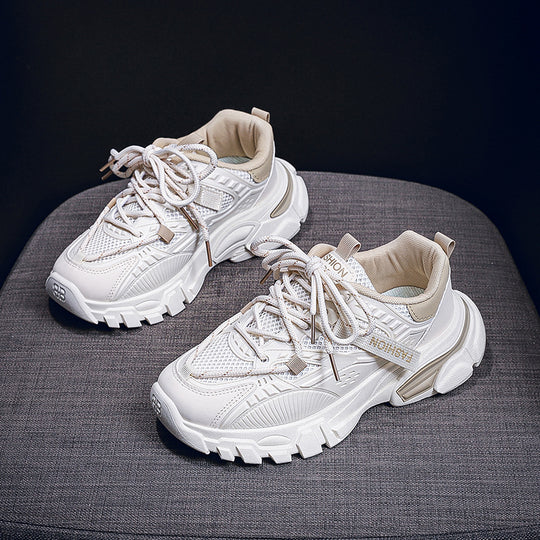 Damen Sportliche Chunky Sneakers mit atmungsaktiver Konstruktion EB