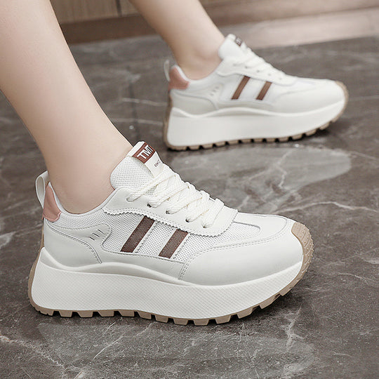 Damen Plattform Sneakers mit innovativen Trämpfen und rutschfester Laufsohle EB