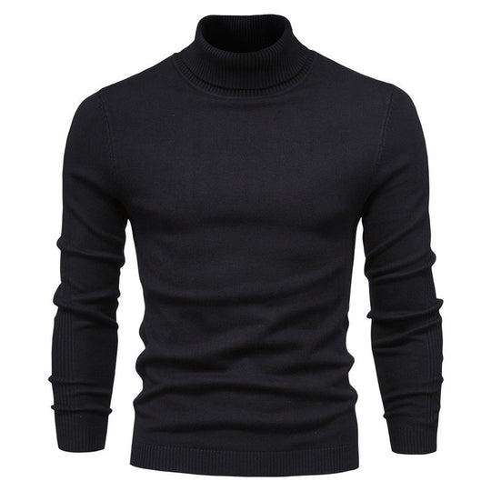 Herren Rollkragenpullover aus feinster Wolle EB