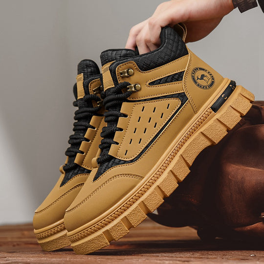 Damen Sportliche High-Top Sneakers mit rutschfester Sohle und verstärktem Knöchel EB