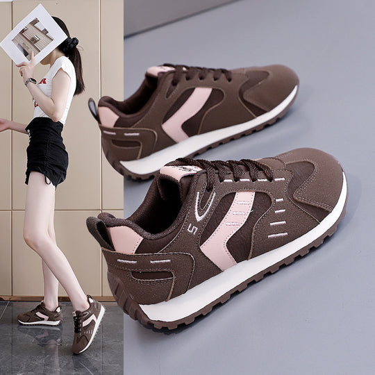 Damen Sportliche Sneaker mit atmungsaktiver Oberfläche und rutschfester Sohle EB
