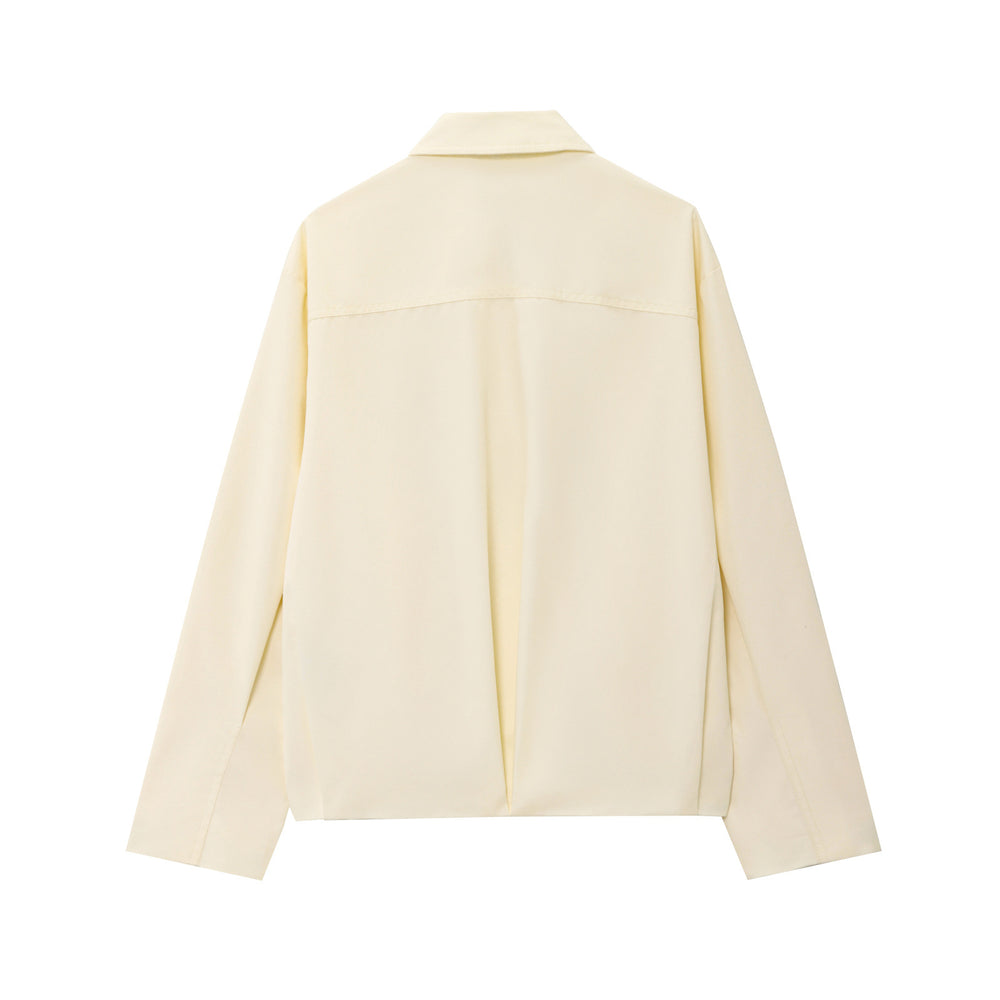 Damen elegante Übergangsjacke aus leichtem Material mit modernem Schnitt EB
