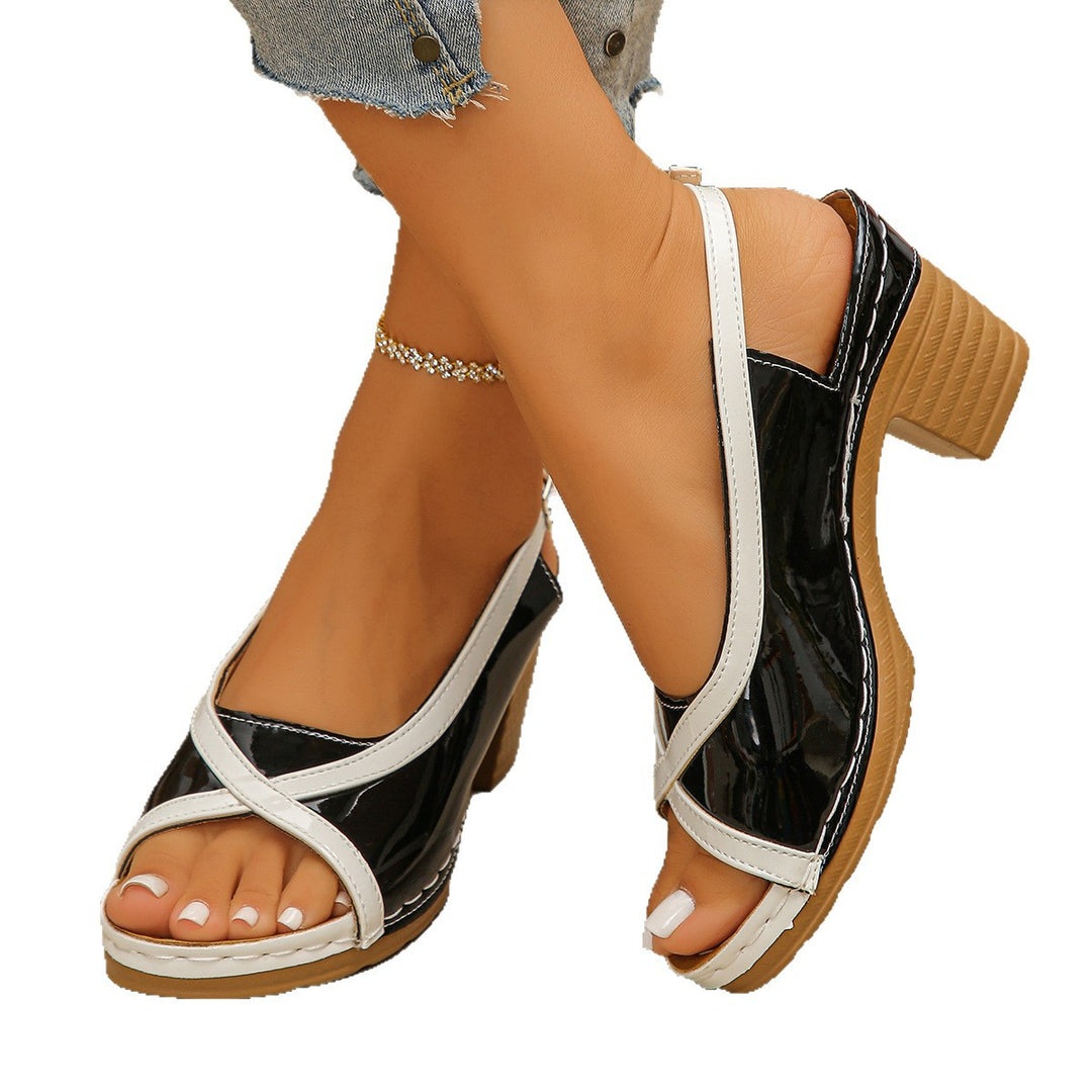 Damen Slingback-Pumps mit zeitgemäßem, farbenfrohem Design EB