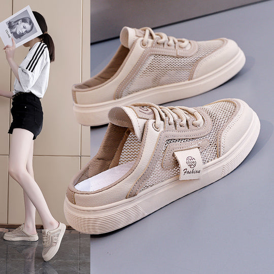 Damen Freizeitschuhe mit atmungsaktivem Netzdesign und rutschfester Sohle EB