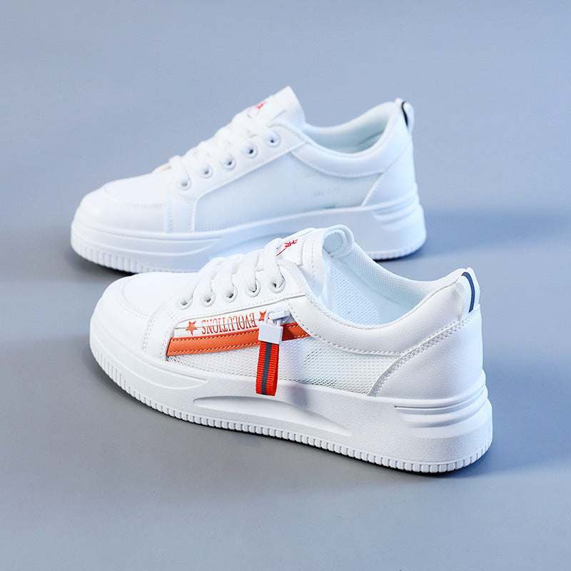 Damen Sportliche Sneaker mit innovativem Obermaterial und modischem Zipperdesign EB
