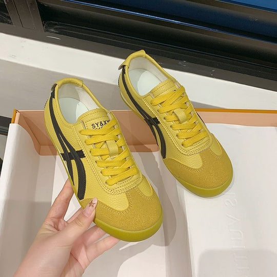 Damen Sportliche Sneakers mit reflektierendem Obermaterial und atmungsaktiver Sohle EB