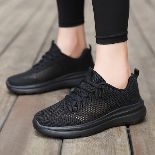 Damen Modische Laufschuhe mit atmungsaktiver Netzstruktur und flexibler Dämpfung EB