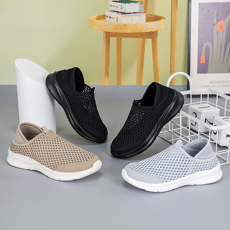 Damen Atmungsaktive Freizeitsneaker mit elastischem Einstieg EB