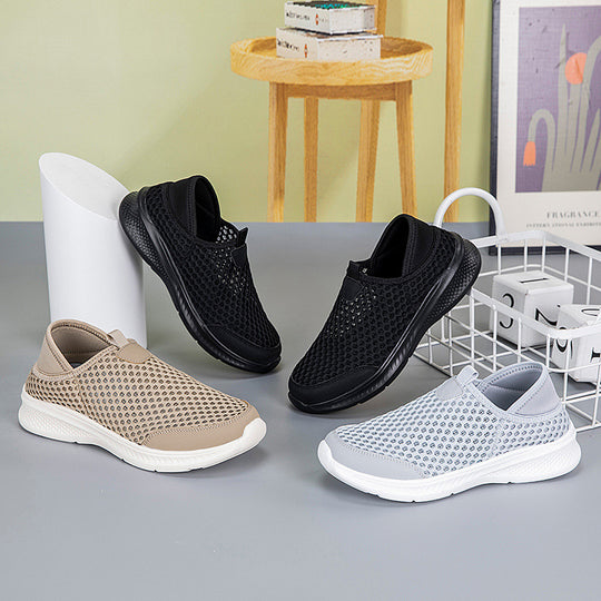 Damen Atmungsaktive Freizeitsneaker mit elastischem Einstieg EB