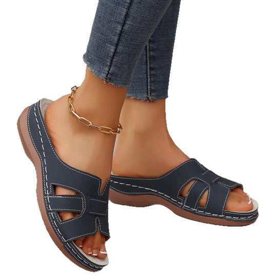 Damen Komfortable Slipper mit elegantem Design EB