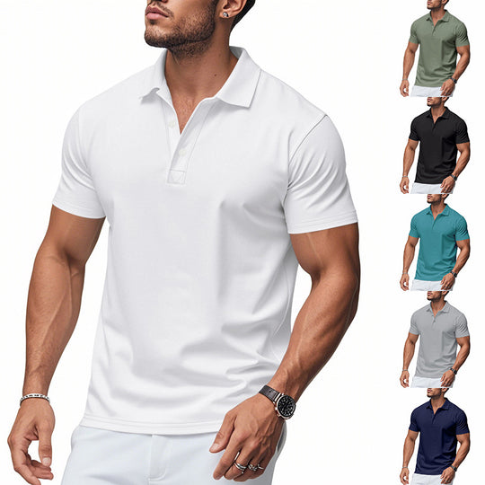 Herren Polohemd mit modernem Schnelltrocknungsstoff und eleganter Passform EB