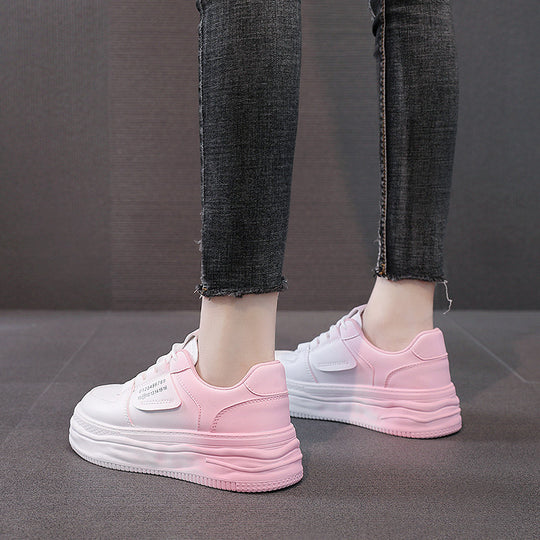 Damen Sportliche Sneakers mit atmungsaktivem Obermaterial und rutschfester Sohle EB