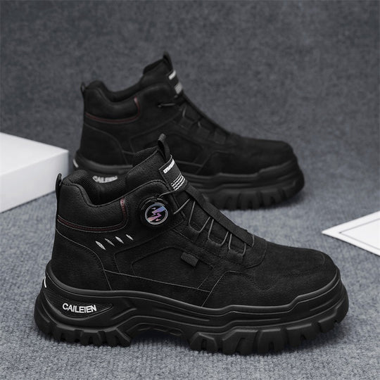 Damen Sportliche High-Top Sneakers mit innovativem Verschlusssystem und rutschfester Sohle EB