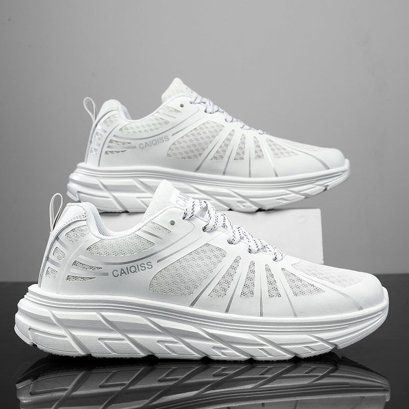 Herren Stabilitäts-Laufschuhe mit keilförmiger Energierückführungssohle und nahtlosem Mesh-Upper EB