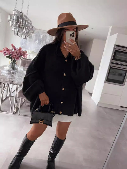EB | Bequeme Oversize Strickjacke für Frauen