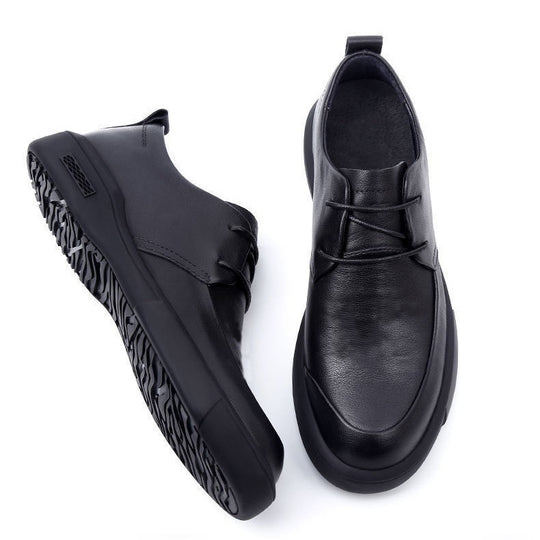 Herren Elegante Lederschuhe mit atmungsaktiver Innensohle und rutschfester Sohle EB