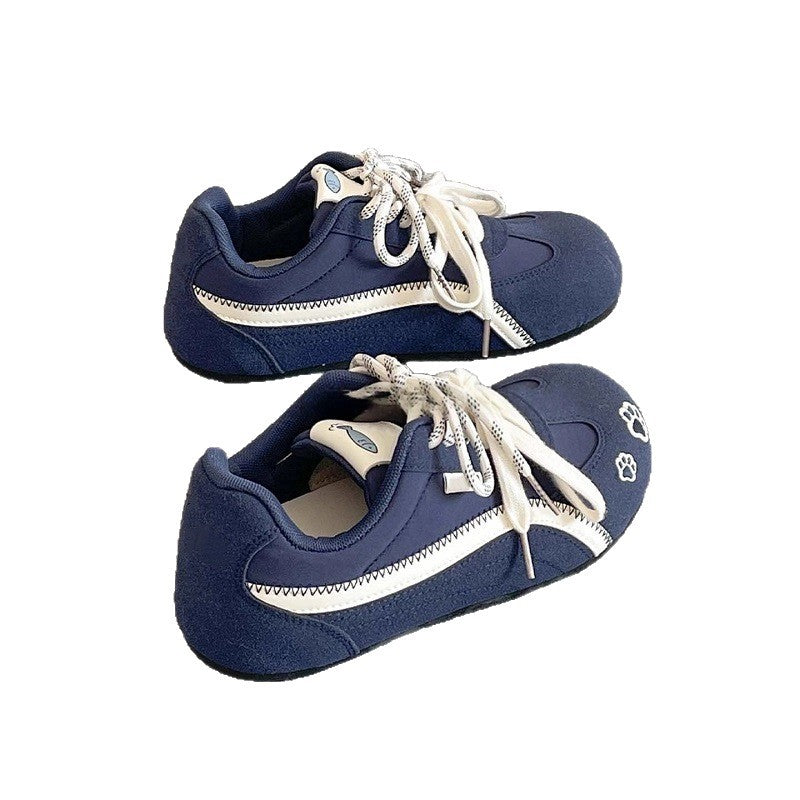Damen Sportliche Sneakers mit atmungsaktiven Obermaterial und rutschfester Sohle EB