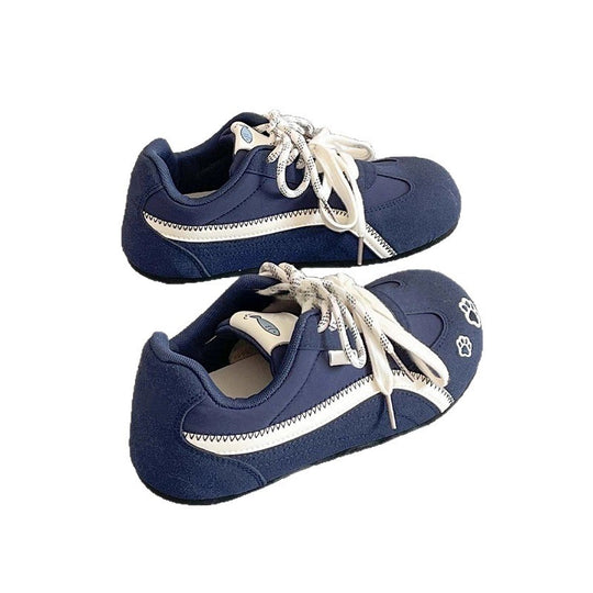 Damen Sportliche Sneakers mit atmungsaktiven Obermaterial und rutschfester Sohle EB