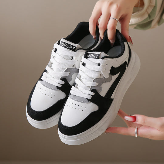 Damen Sportliche Sneakers mit atmungsaktivem Obermaterial und stabiler Sohle EB
