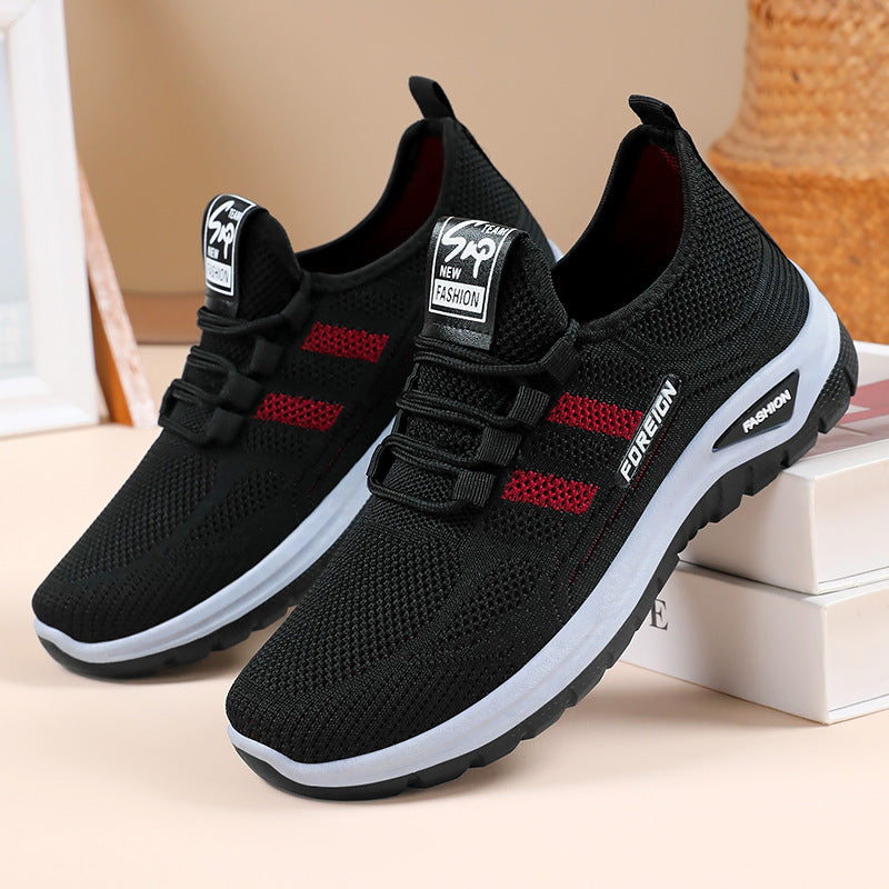 Damen Sportliche Mesh-Laufschuhe mit rutschfester Sohle EB